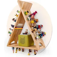 Magnetisches Tonie Regal Stehend Aus Holz Für 60+ Tonies Hörfiguren I Tonieregal