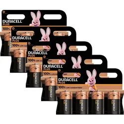 Duracell Plus Mono D LR20 Alkaline Batterie - 20er Verpackung