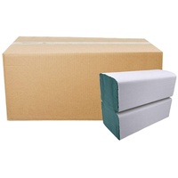 Falthandtücher Grün Premium | 5.000 Blatt | Recycling 1-lagig 25 x 23 cm | ZZ/V-Falz Papierhandtücher geeignet für Handtuchspender | Ideal für Gastronomie, Krankenhäuser, Praxen uvm.