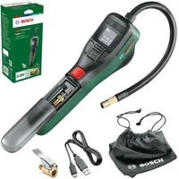 Bosch EasyPump Mini-Kompressor, tragbar, batteriebetrieben, mit Schnellverschluss-Adapter