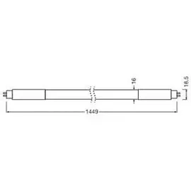 LEDVANCE T5 AC MAINS P 1449 mm 26W 840