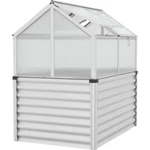 Vitavia Zola Frühbeet Alu Silber HKP 4 mm 1,00 m2