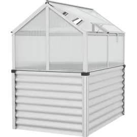 Vitavia Zola Frühbeet Alu Silber HKP 4 mm 1,00 m2