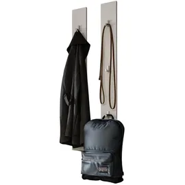 inn.furn Garderobenpaneel SystemX 115 x 3 x 13 cm Weiß
