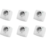 Homematic IP 157337A0, Schalt-Messsteckdose, 6 Stück