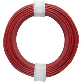 Donau Elektronik 105-0 Schaltdraht 1 x 0.20 mm2 Rot 10 m