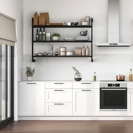 Emuca Regal Zubehör Aluminium grau/schwarz