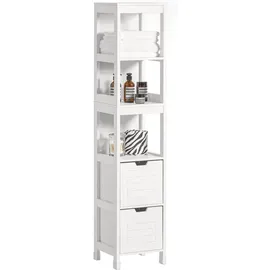 SoBuy Frg126-w Hochschrank 30 x 30 x 145 cm Weiß MDF