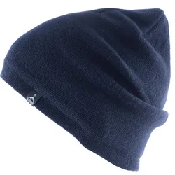 Wintermütze SubZero Fein Strickmütze Unisex Beanie Mütze Lamm& Merino Wolle blau No Size