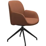 Stressless Stuhl Bay | Drehgestell D350 Calido Saffron Mit Armlehnen Matt Schwarz