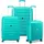 MODO BY RONCATO Starlight 3.0 Koffer-Set 3-tlg. polypropylen/grün