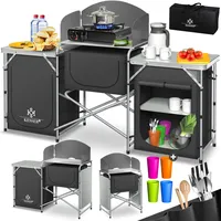 Kesser KESSER® Campingschrank, Campingküche mit Aluminiumgestell, inkl.Tragetasche , Kocherschrank