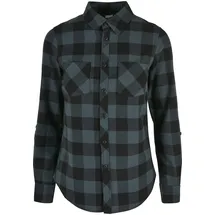 URBAN CLASSICS Langarmhemd Blau 4XL