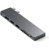 Satechi USB-C Pro Hub Slim Adapter Space Gray