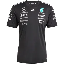 adidas Mercedes-AMG Petronas Formel 1 Team Fahrer T-Shirt Damen JW5362 - black/white XXL