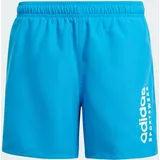 adidas Sportswear Essentials Logo CLX Kids Badeshorts Bright Blue / White 116    