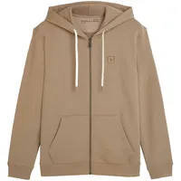 Scotch & Soda Sweatjacke Logo Badge Zipthrough Hoodie Herren Braun XL