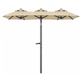 Lex Doppelschirm 300 x 150 cm Beige