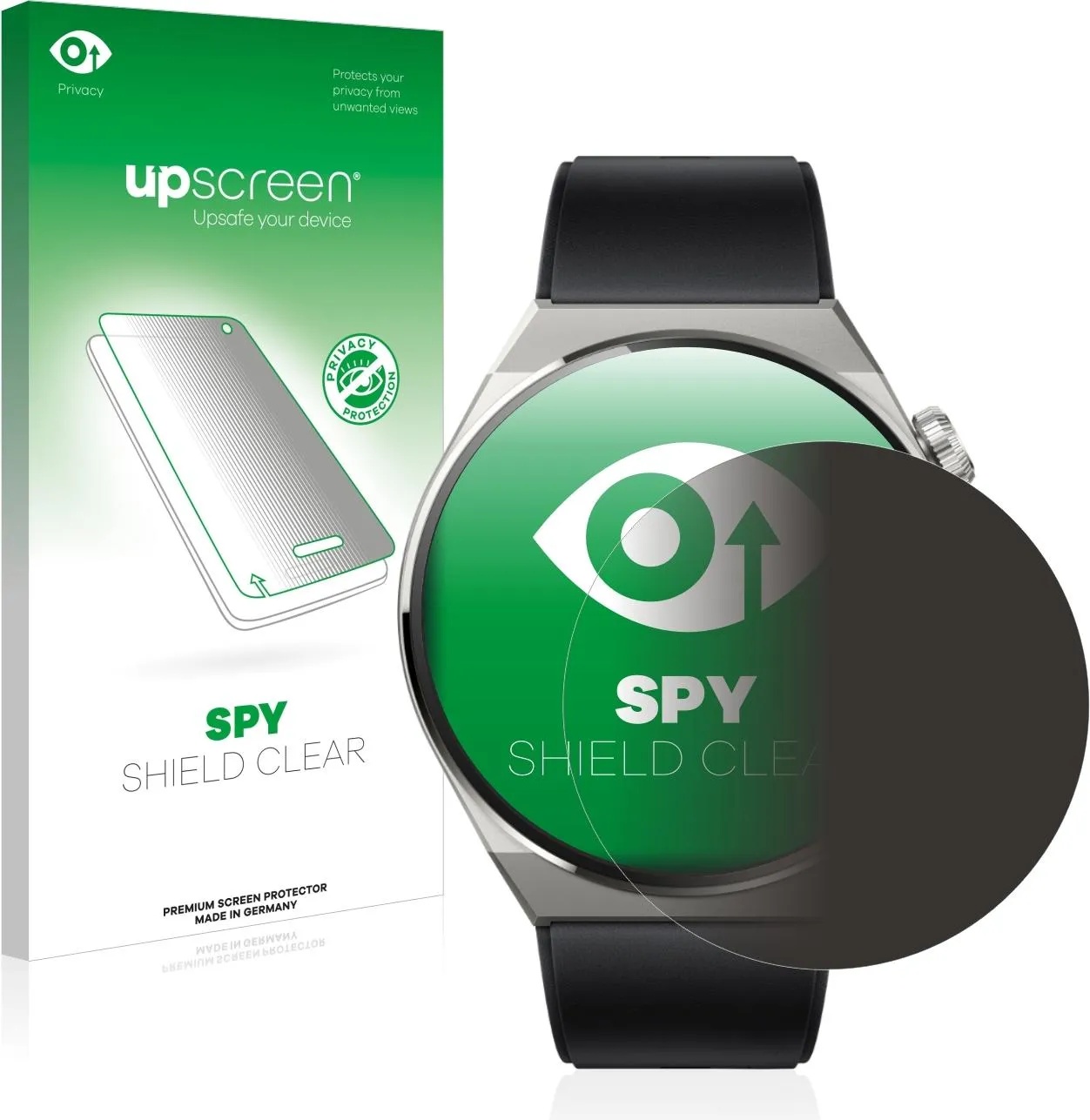 upscreen Spy Shield Blickschutzfolie, Smartwatch Schutzfolie