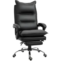 Vinsetto Kunstleder Schwarz