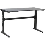 Beliani Schreibtisch Dexter Schwarz