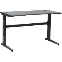 Beliani Schreibtisch Dexter Schwarz