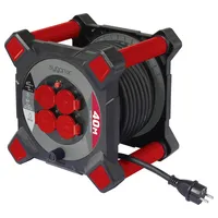 Sygonix SY-10236126 Kabeltrommel 40m Schwarz Schutzkontakt-Stecker