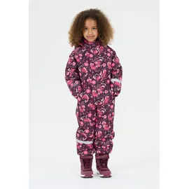 ZigZag Schneeoverall ZIGZAG "Tower", Kinder, Gr. 110, EURO-Größen, beere, fuchsia, 100% Polyester, lang, Overalls, mit wasser- und winddichter TPU-Membran