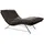 W.Schillig Relaxliege daily dreams Leder 95 x 91 x 170 cm braun mit Kissen