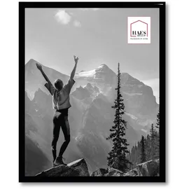 Haes Kunststoffrahmen EF12B Easy Frame 20x25cm schwarz| Preis nach Code NIKOLAUS