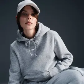 Nike Sportswear Phoenix Fleece Hoodie Damen 063 dk grey heather/sail M