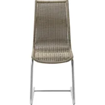 WK Wohnen »WK 7400« () Rundrohrgestell in Edelstahloptik, Vollgeflecht, 1er und 2er Set