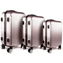 Hti-Living High Level Koffer-Set 3-tlg. rosa
