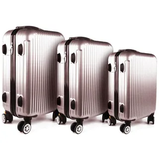 Hti-Living High Level Koffer-Set 3-tlg. rosa
