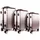 Hti-Living High Level Koffer-Set 3-tlg. rosa
