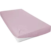 Primera Spannbettlaken Mako-Jersey 180 x 200 cm - 200 x 200 cm mauve