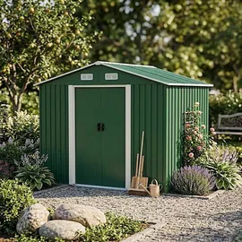 Estexo Gartenhaus 3,92 x 2,57 m Grün