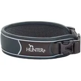 Hunter Divo Hundehalsung, Nylon, XL, grau/grau