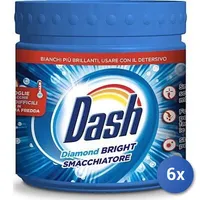 6x Bundle Dash Fleckenentferner Pulver 500 g Weiß