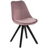 2er-Set Actona Stuhl Dima Stoff Rosa Rose