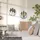 Homcom Wanddekoration,, - 40L x 46H cm-Schwarz+Natur - Gr.: onesize