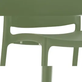 CLP Gartenstuhl Maya 44 x 44 x 81 cm grün