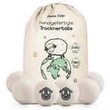 Luana Rose Trocknerbälle 100% Schafwolle Set 6 Stück