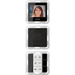 Jung SIVIA622SW SiedleInhomeBus Video-Innenstation 2,2’’, Serie AS/A, schwarz