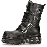 New Rock Stiefel Modell M373 S4 schwarz, - Schwarz - 39