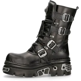 New Rock Stiefel Modell M373 S4 schwarz, - Schwarz - 39