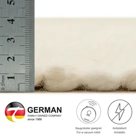 THEKO Alm-Glück UNI natural white 160x230 cm