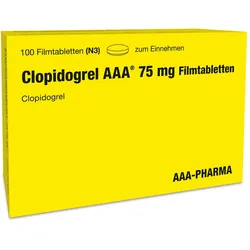 Clopidogrel AAA 75 mg Filmtabletten 100 St