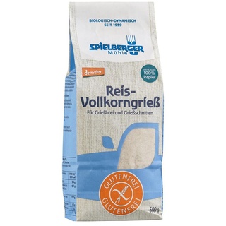 Spielberger Glutenfreier Reis Vollkorngrieß demeter 500g