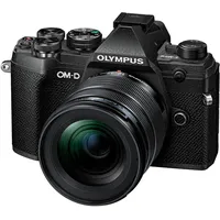 Olympus OM-D E-M5 Mark III Micro Four Thirds Systemkamera Kit, 20 MP Sensor, 5-Achsen Bildstabilisator, leistungsstarker Autofokus, 4K-Video, WLAN, Schwarz inkl. 12-45mm M.Zuiko PRO Objektiv